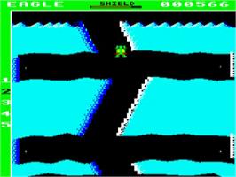 In game image of Eagle on the Acorn BBC Micro.