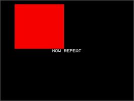 In game image of Flash on the Acorn BBC Micro.