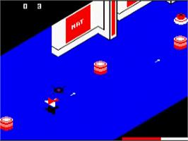 In game image of Fortress on the Acorn BBC Micro.