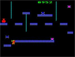 In game image of Hercules on the Acorn BBC Micro.