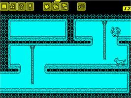 In game image of Imogen on the Acorn BBC Micro.