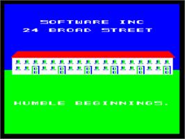 In game image of Millionaire on the Acorn BBC Micro.