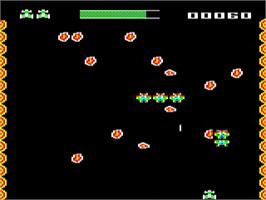 In game image of Nemesis on the Acorn BBC Micro.