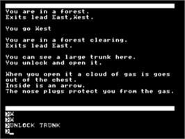 In game image of Philosopher's Stone, The on the Acorn BBC Micro.