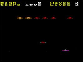 In game image of Planes on the Acorn BBC Micro.