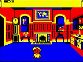 In game image of Trivial Pursuit - Genus Edition on the Acorn BBC Micro.