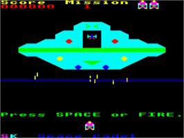 In game image of Ultron (Viper) on the Acorn BBC Micro.