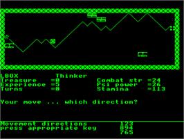In game image of Valley, The on the Acorn BBC Micro.