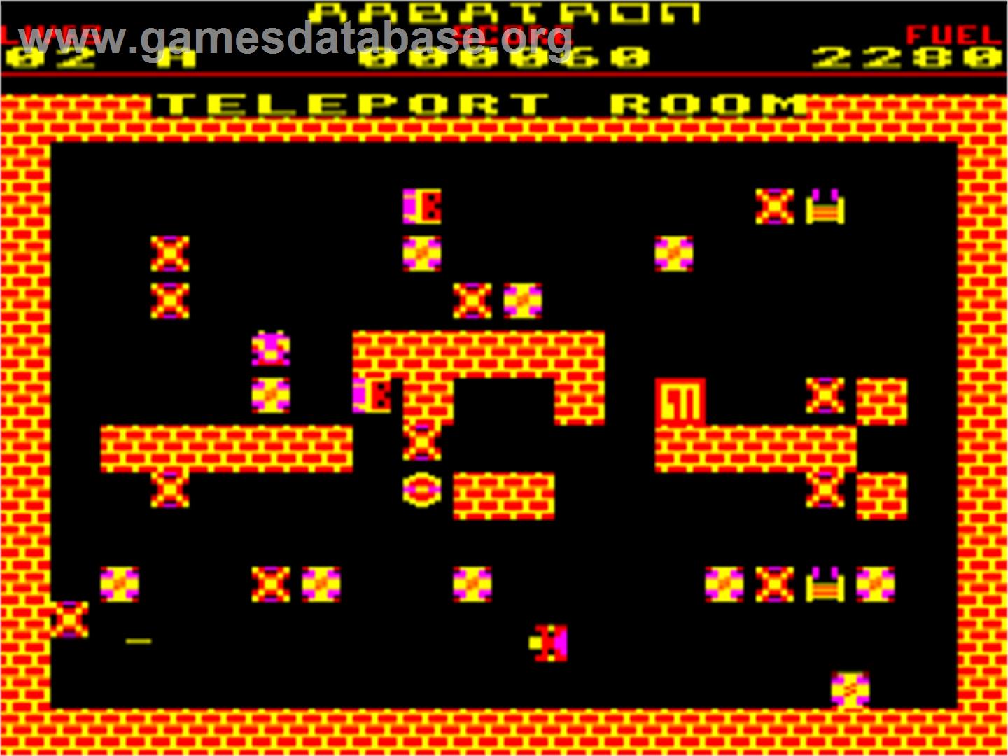 Aabatron - Acorn BBC Micro - Artwork - In Game