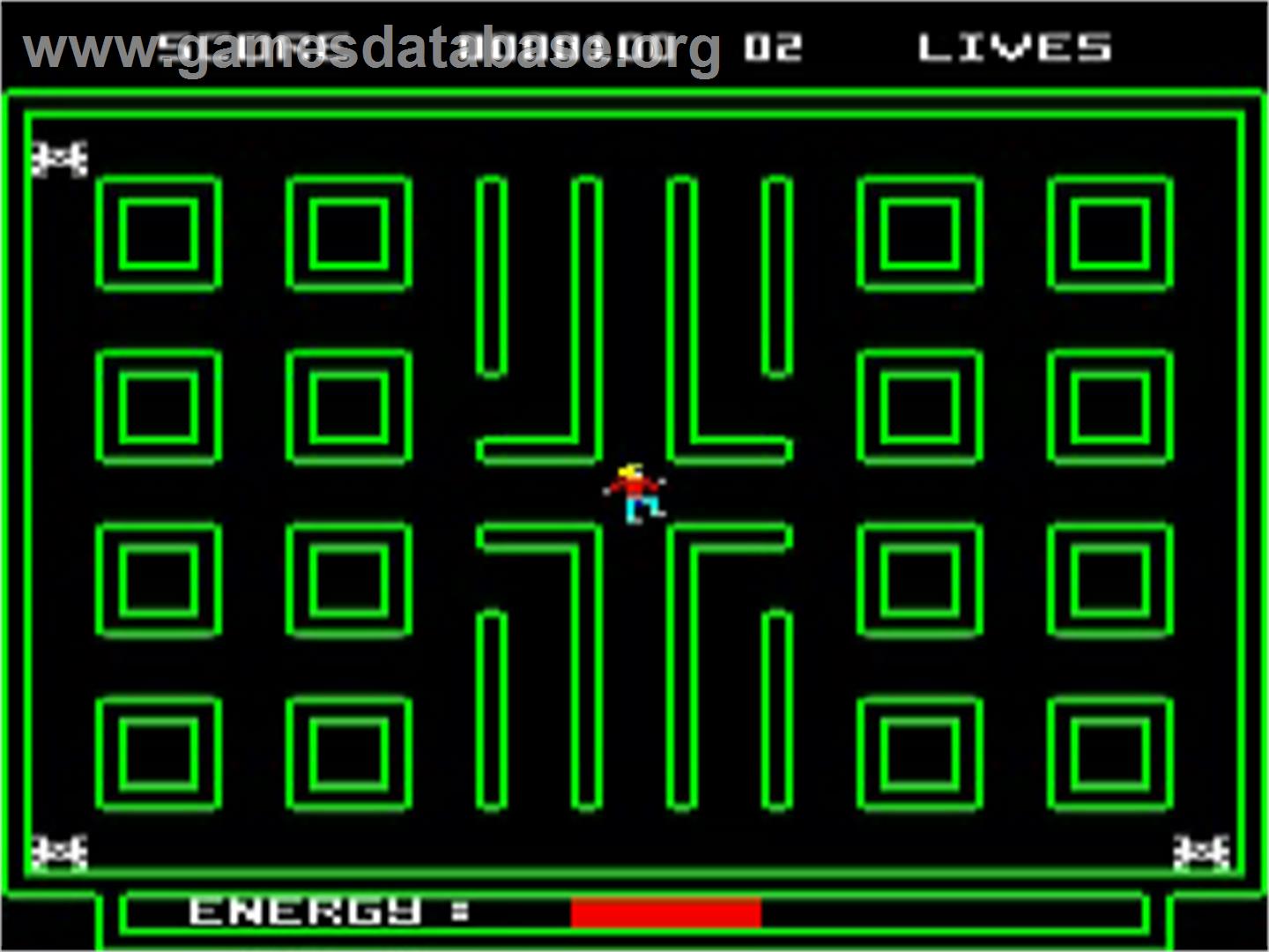 Android Attack - Acorn BBC Micro - Artwork - In Game