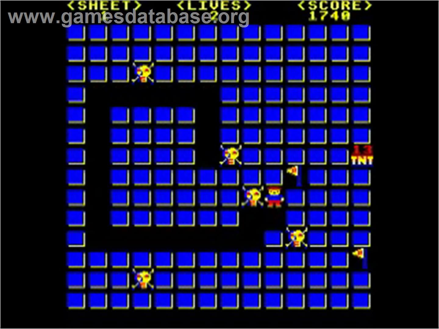 Blockman - Acorn BBC Micro - Artwork - In Game
