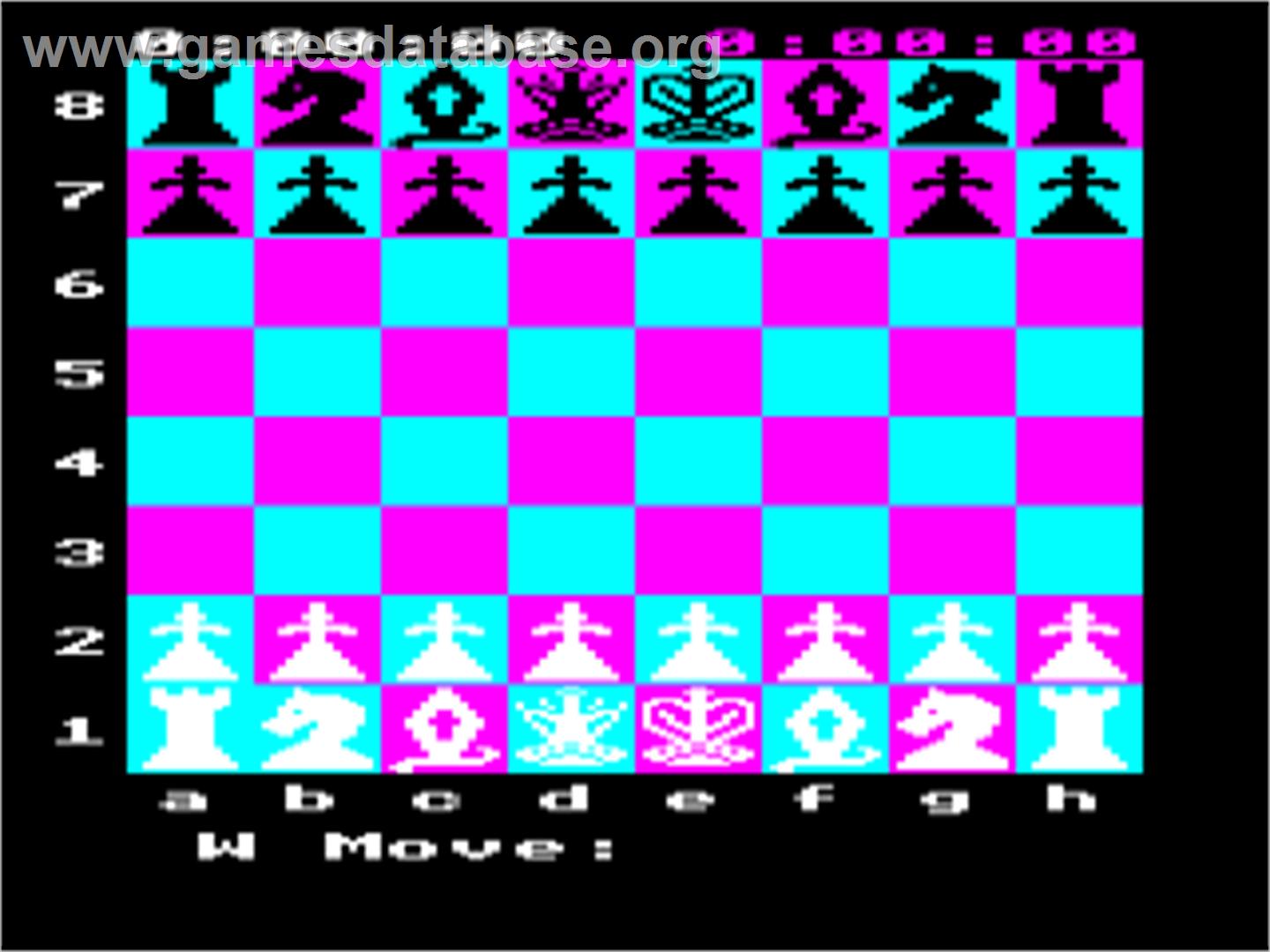 Chess (Acornsoft) - Acorn BBC Micro - Artwork - In Game