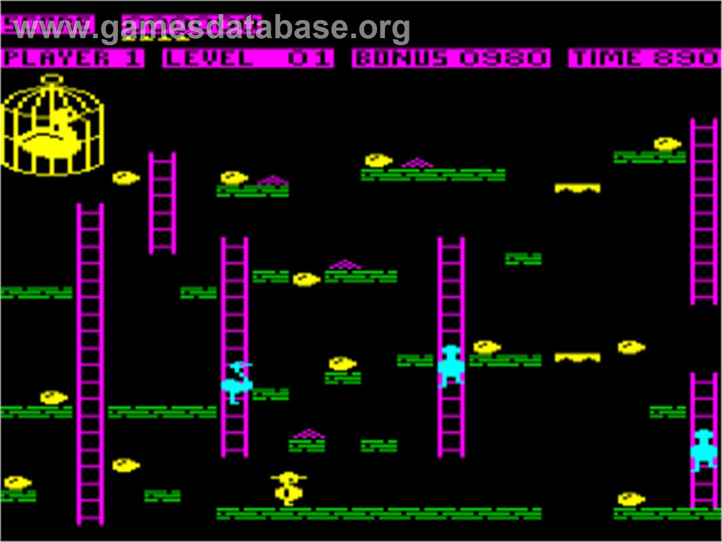 Chuckie Egg - Egg, The Upgrade - Acorn BBC Micro - Artwork - In Game