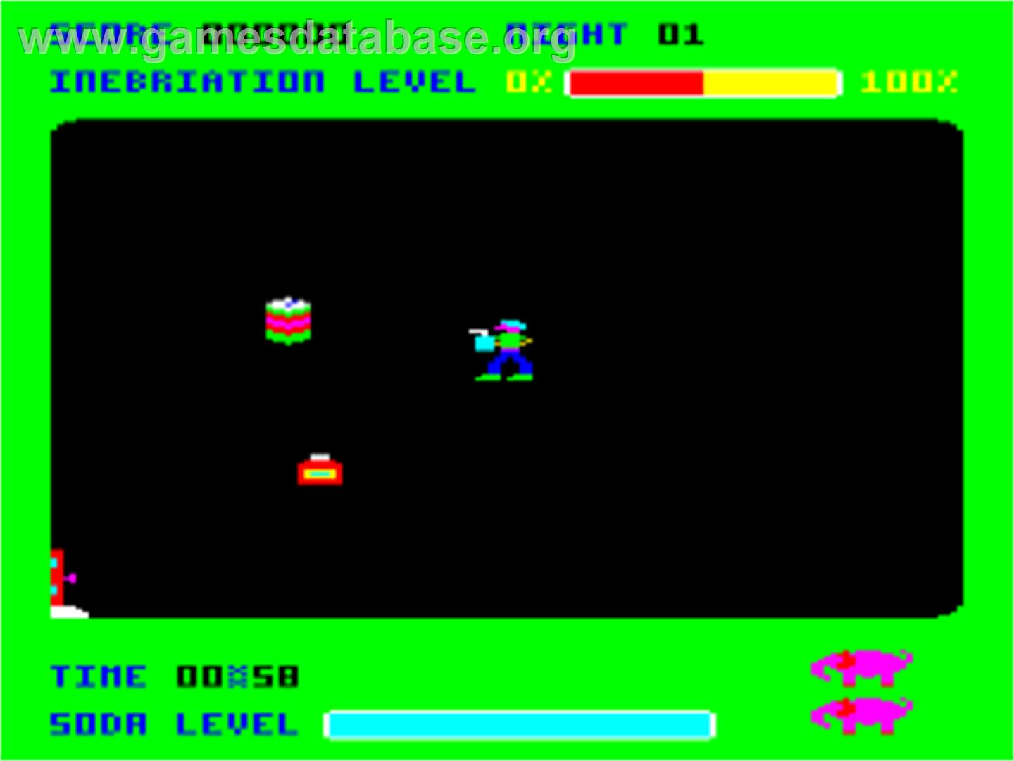 Drunken Dan - Acorn BBC Micro - Artwork - In Game