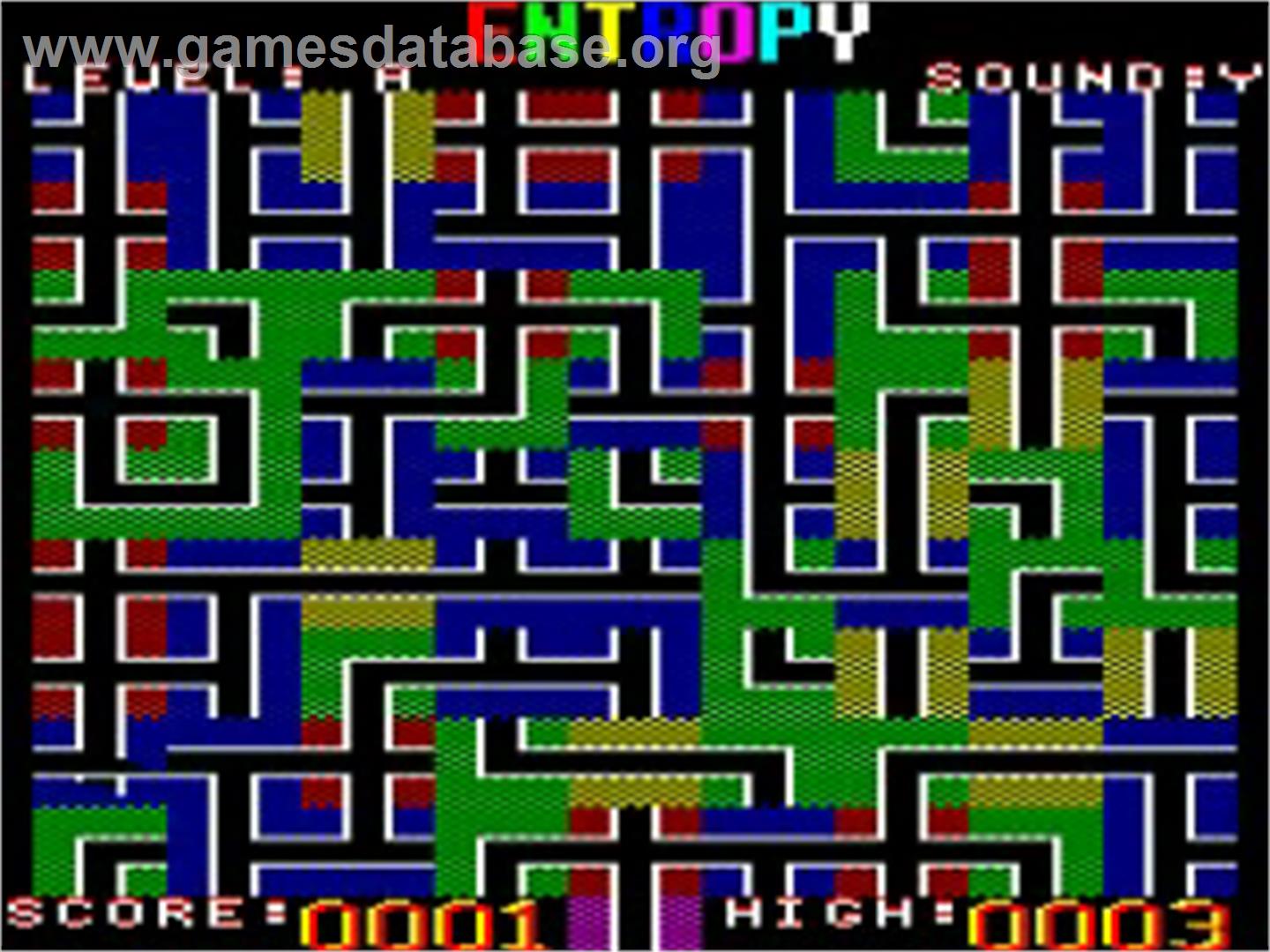 Entropy - Acorn BBC Micro - Artwork - In Game