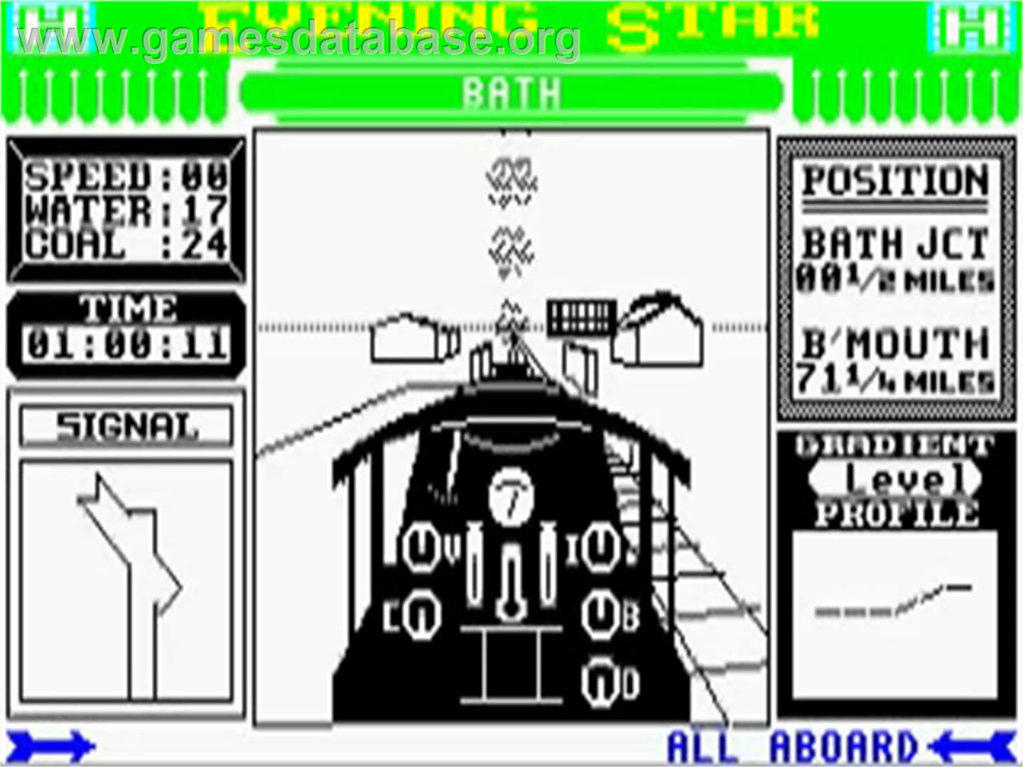 Evening Star - Acorn BBC Micro - Artwork - In Game