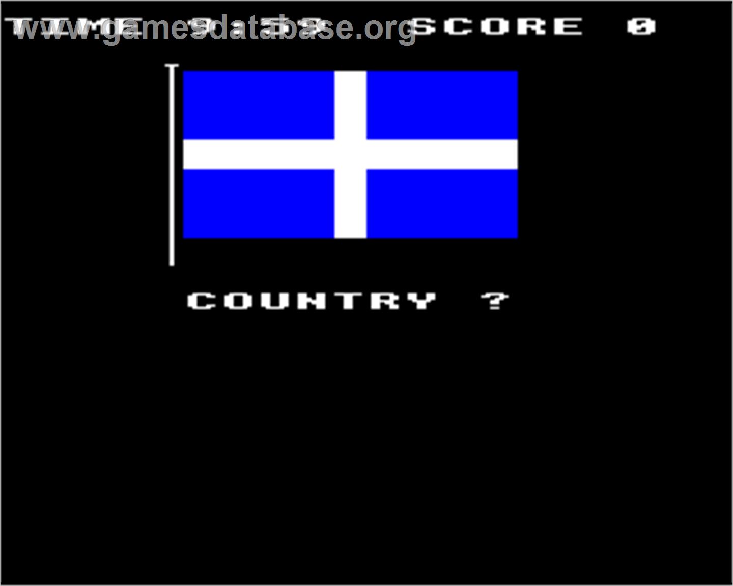 Flags - Acorn BBC Micro - Artwork - In Game