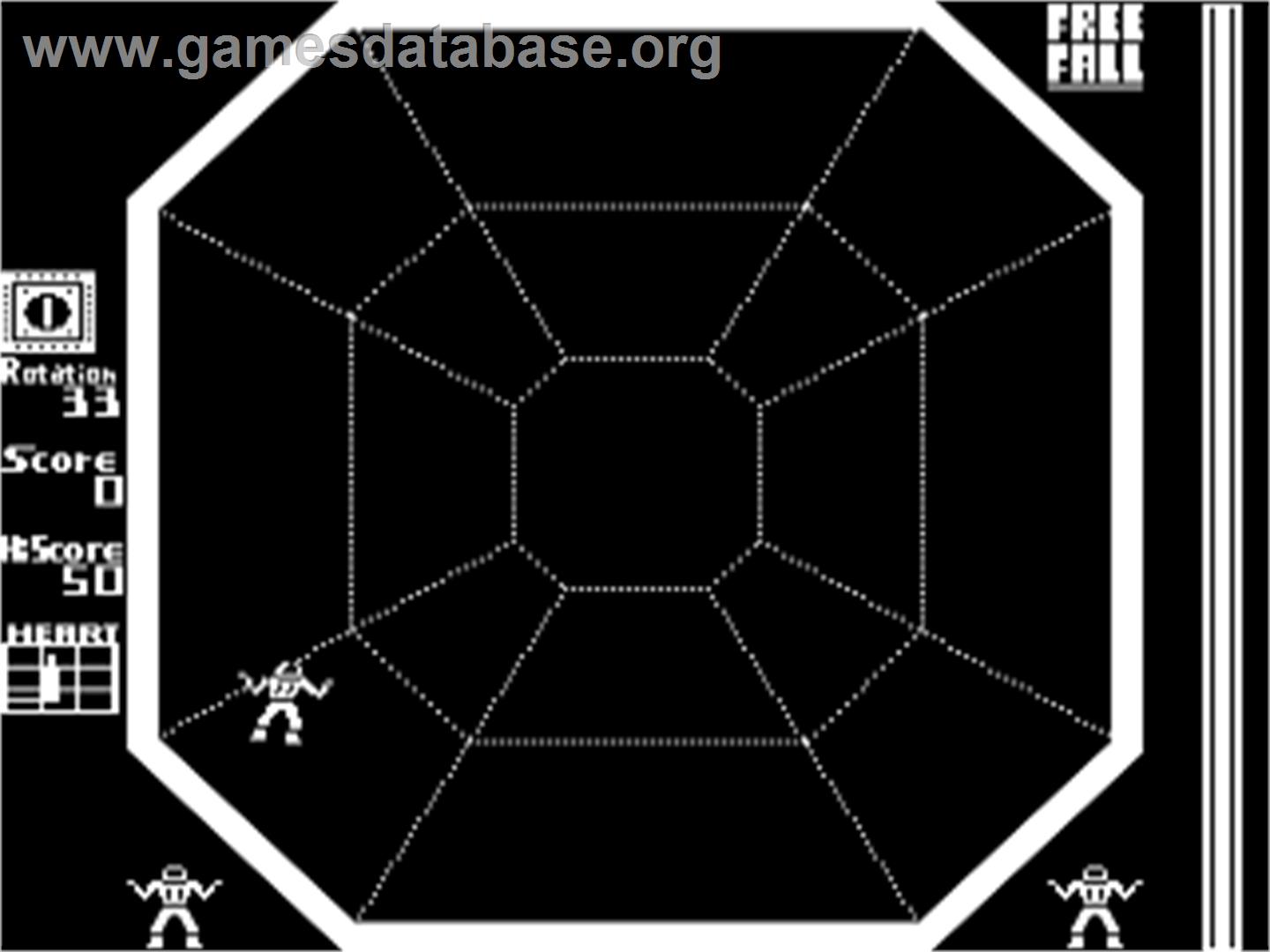 Free Fall - Acorn BBC Micro - Artwork - In Game