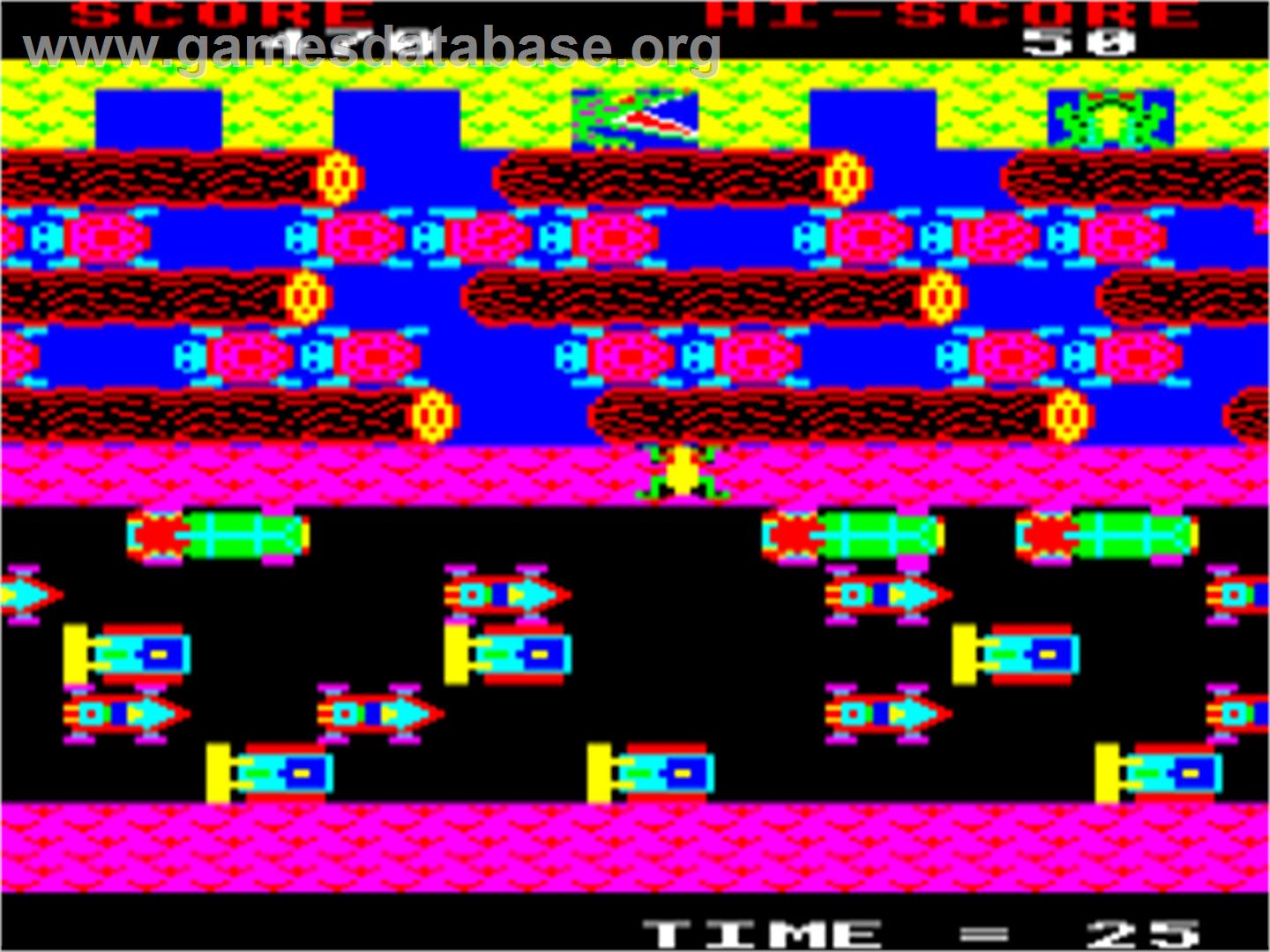 Frogger (AnF) - Acorn BBC Micro - Artwork - In Game