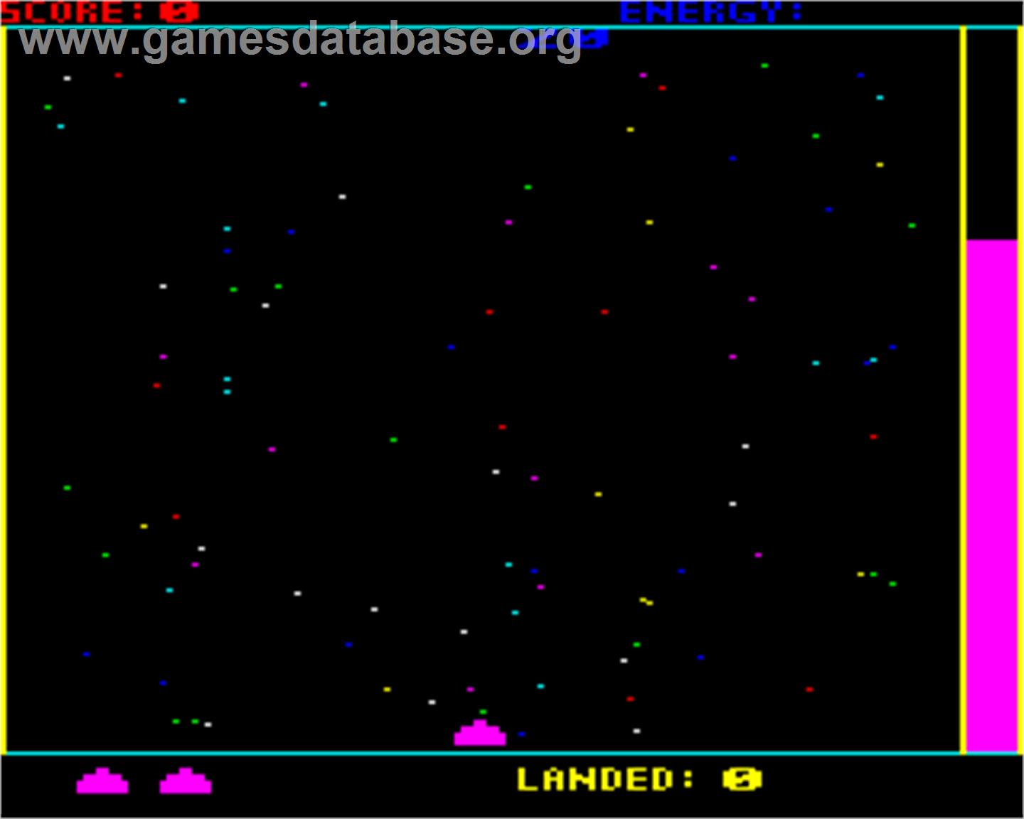 Galactic Landers - Acorn BBC Micro - Artwork - In Game