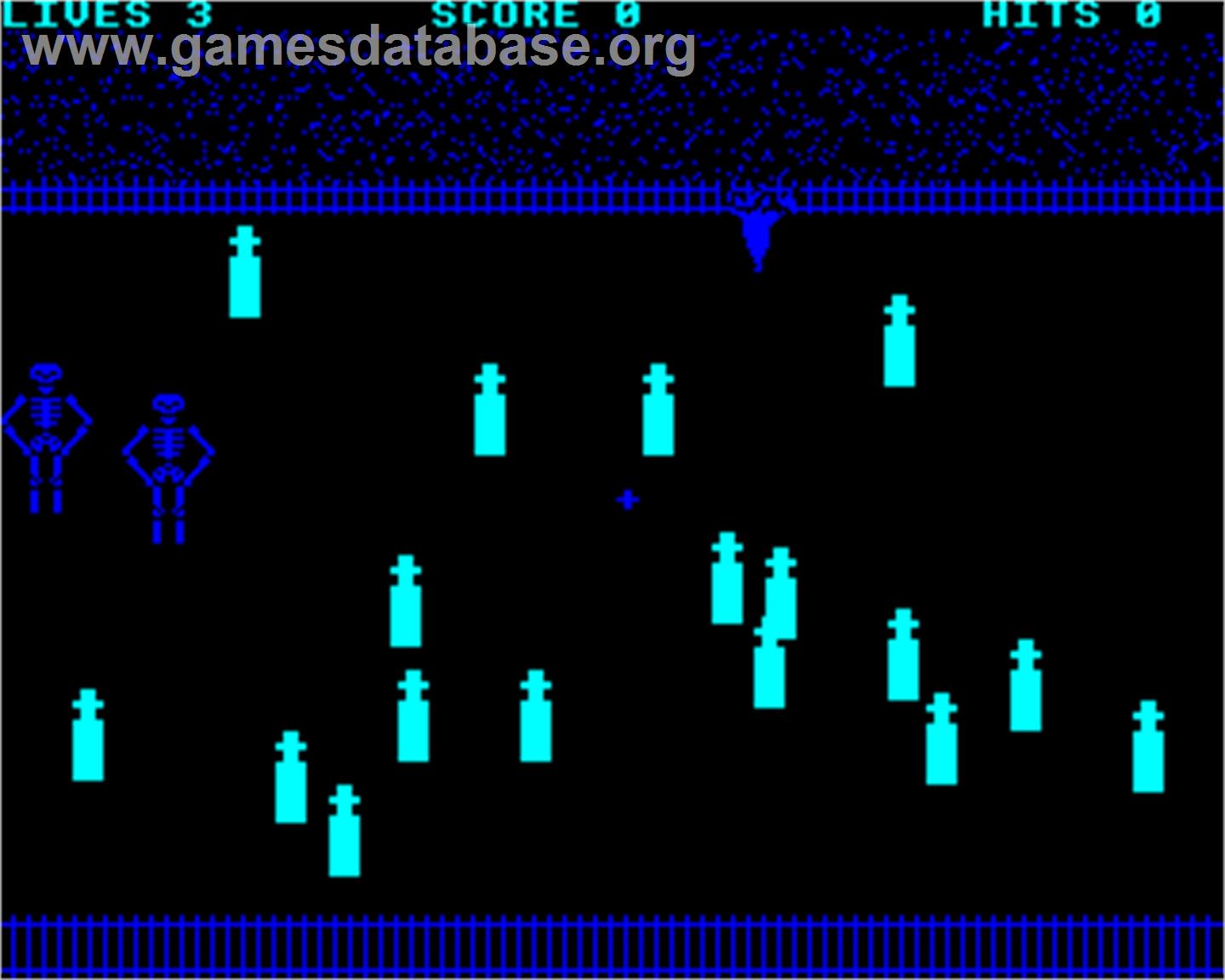 Ghost Hunter - Acorn BBC Micro - Artwork - In Game