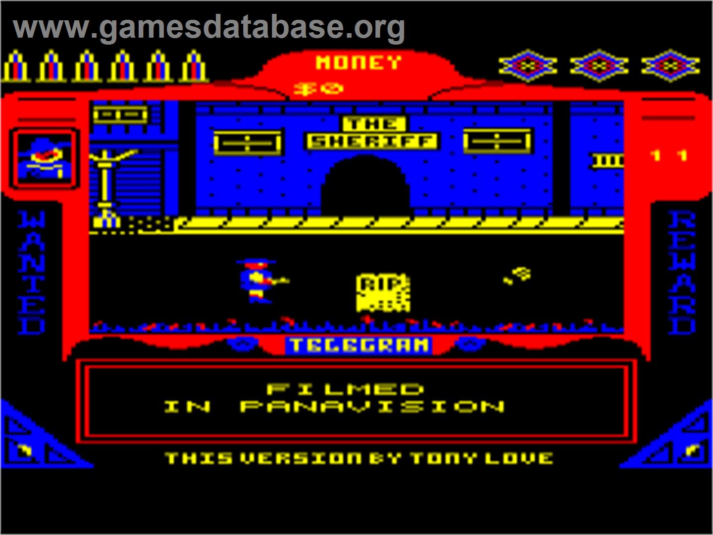 Gunfighter - Acorn BBC Micro - Artwork - In Game