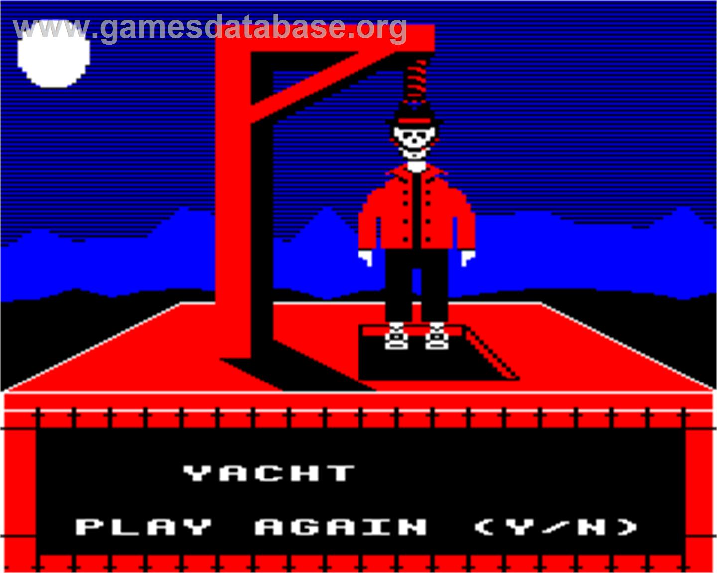 Hangman (Sigma Soft) - Acorn BBC Micro - Artwork - In Game