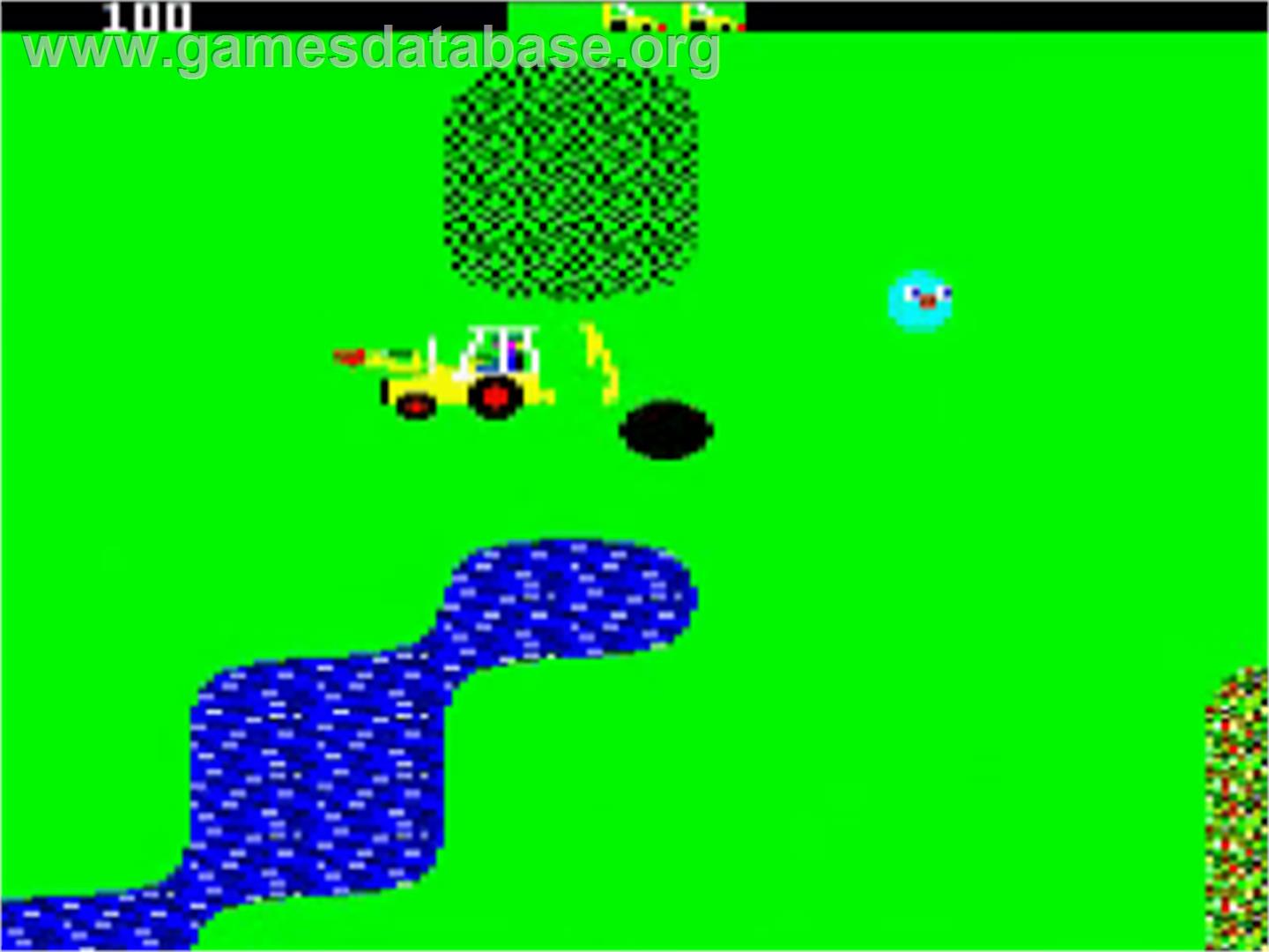 JCB Digger - Acorn BBC Micro - Artwork - In Game