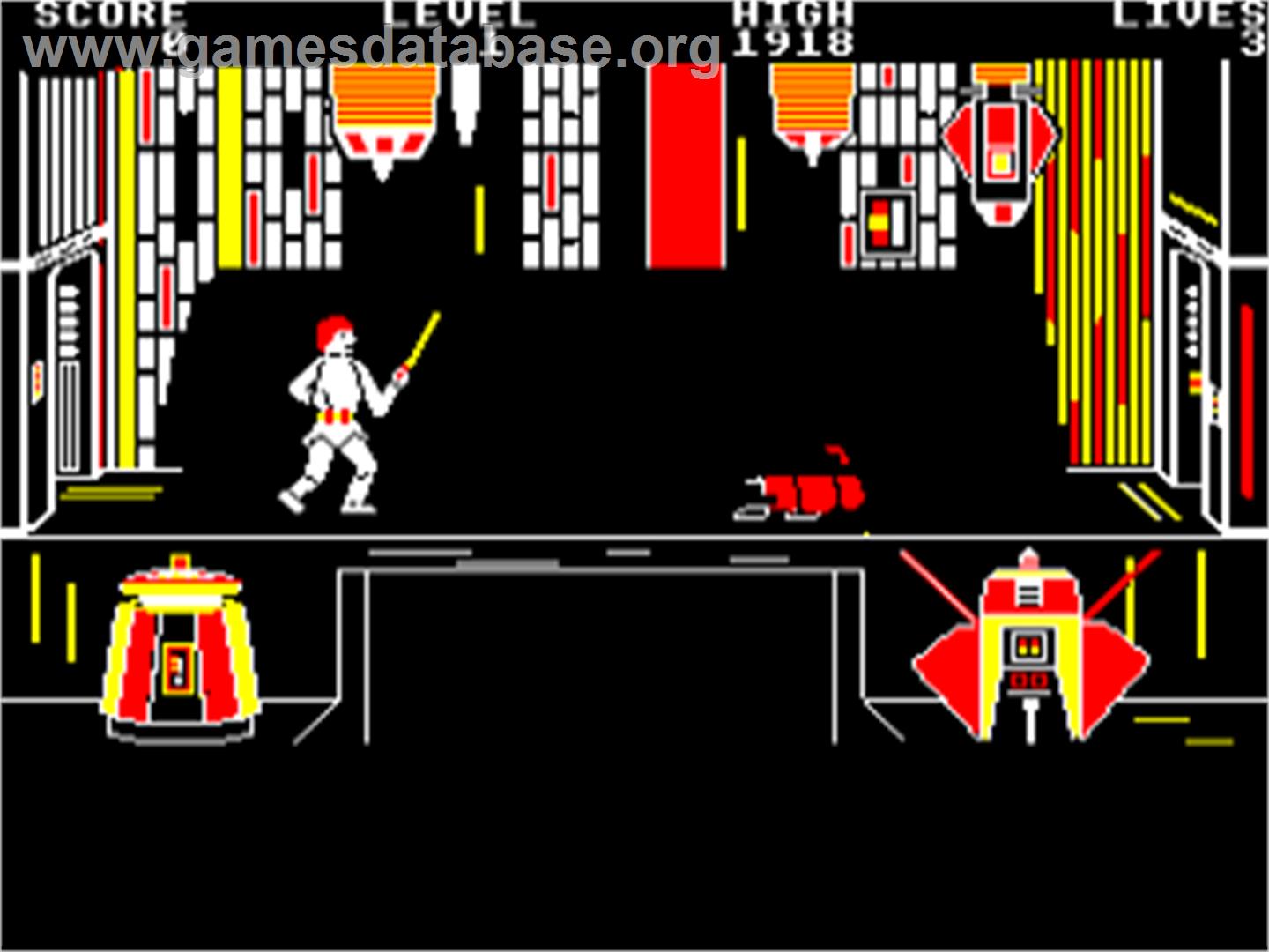Jedi Battle - Acorn BBC Micro - Artwork - In Game