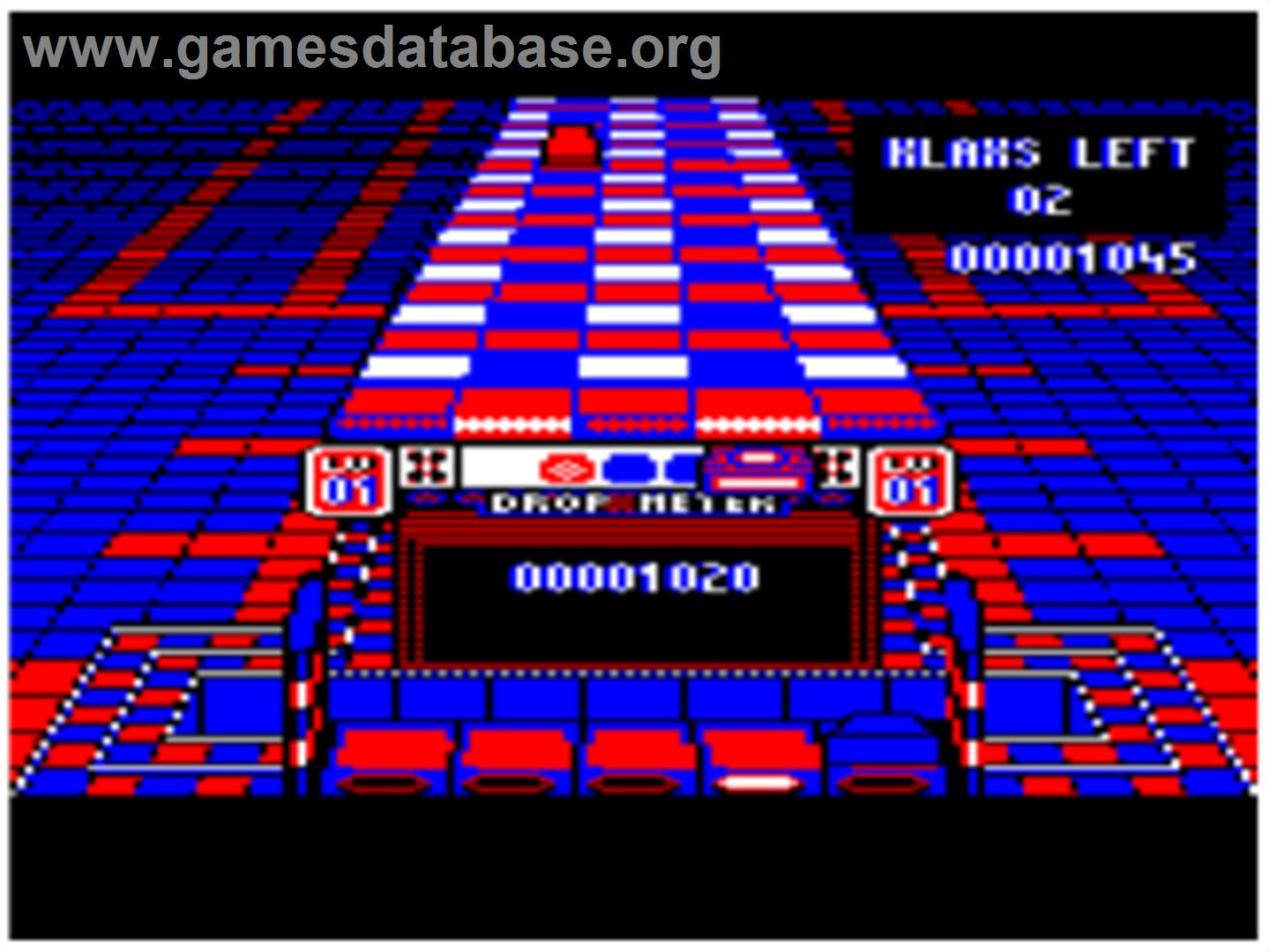 Klax - Acorn BBC Micro - Artwork - In Game