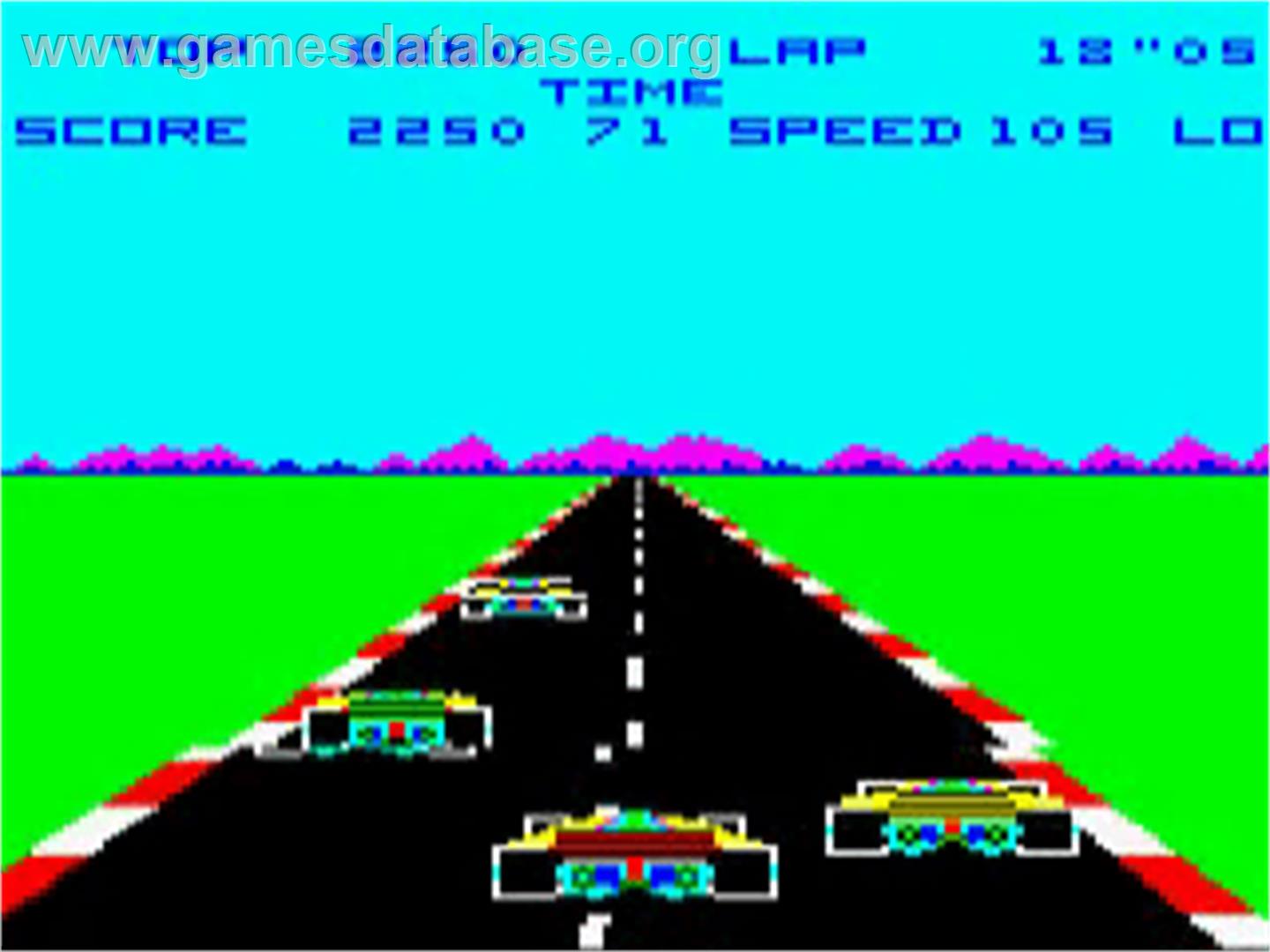 Pole Position - Acorn BBC Micro - Artwork - In Game