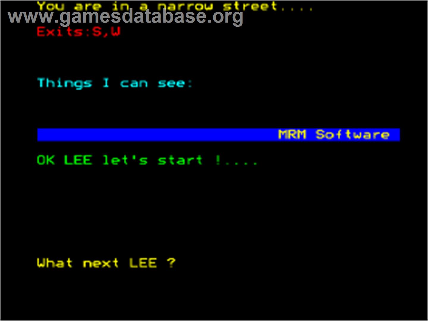 Secret Sam 2 - Acorn BBC Micro - Artwork - In Game