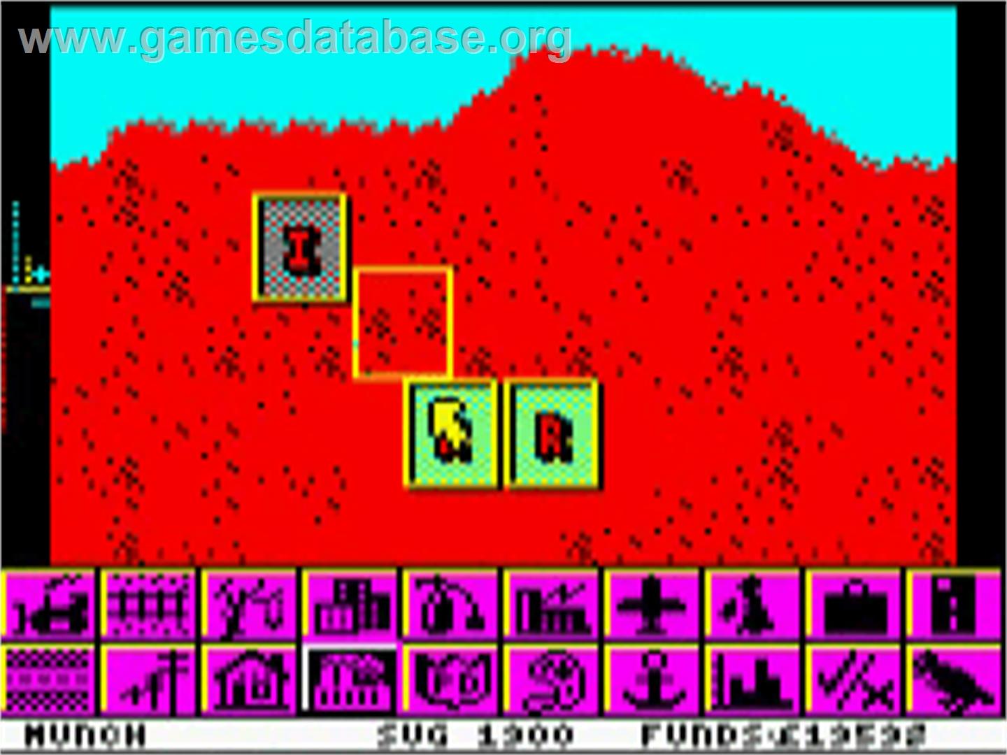 Sim City - Acorn BBC Micro - Artwork - In Game