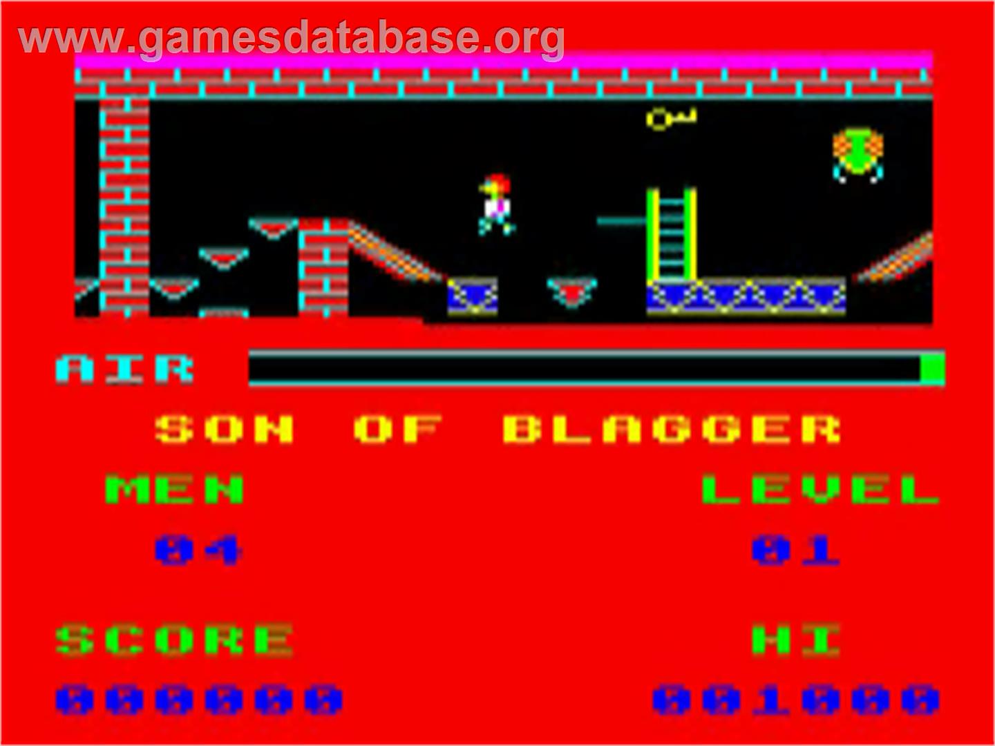 Son Of Blagger - Acorn BBC Micro - Artwork - In Game