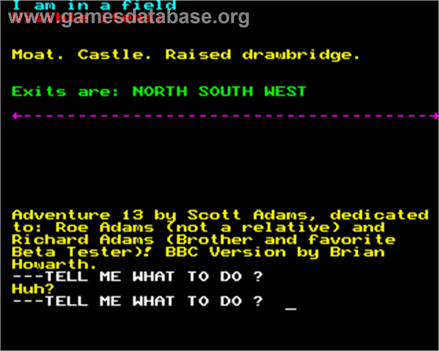 Sorcerer Of Claymorgue Castle - Acorn BBC Micro - Artwork - In Game