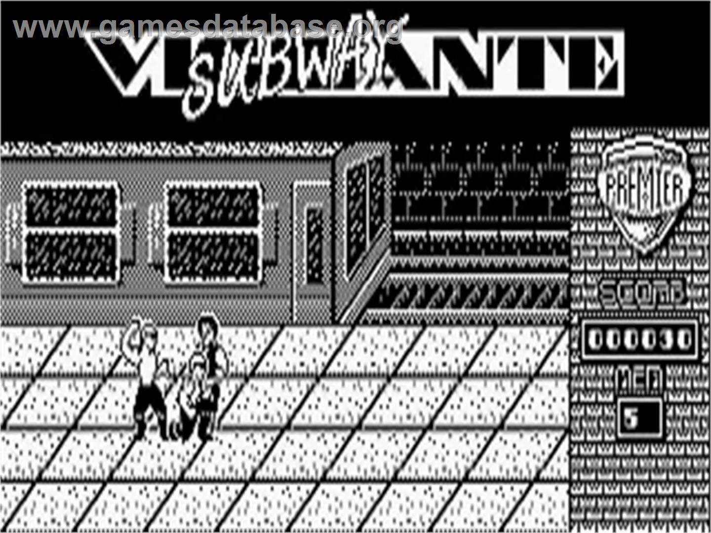Subway Vigilante - Acorn BBC Micro - Artwork - In Game