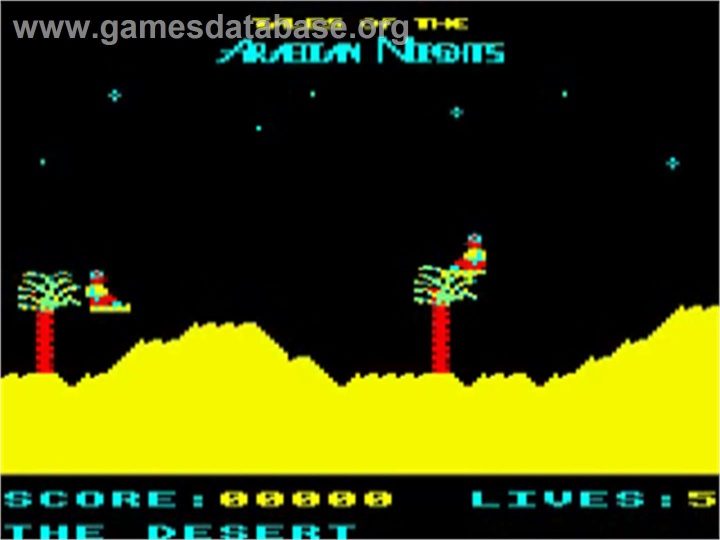 Tales Of The Arabian Nights - Acorn BBC Micro - Artwork - In Game