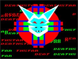 Title screen of Death Star on the Acorn BBC Micro.