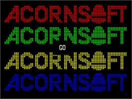 Title screen of Go on the Acorn BBC Micro.