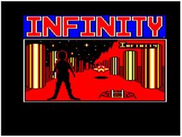 Title screen of Infinity on the Acorn BBC Micro.
