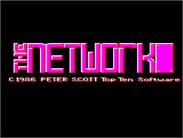 Title screen of Network on the Acorn BBC Micro.