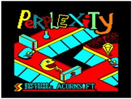 Title screen of Perplexity on the Acorn BBC Micro.