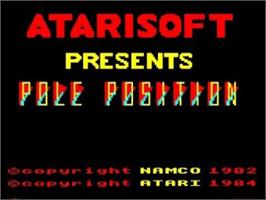 Title screen of Pole Position on the Acorn BBC Micro.