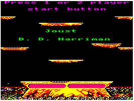 Title screen of Skirmish on the Acorn BBC Micro.