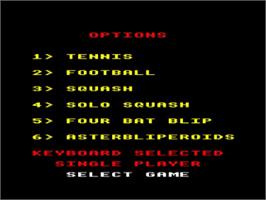 Title screen of Video Classics on the Acorn BBC Micro.