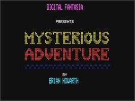Title screen of Wizard Of Akyrz, The on the Acorn BBC Micro.
