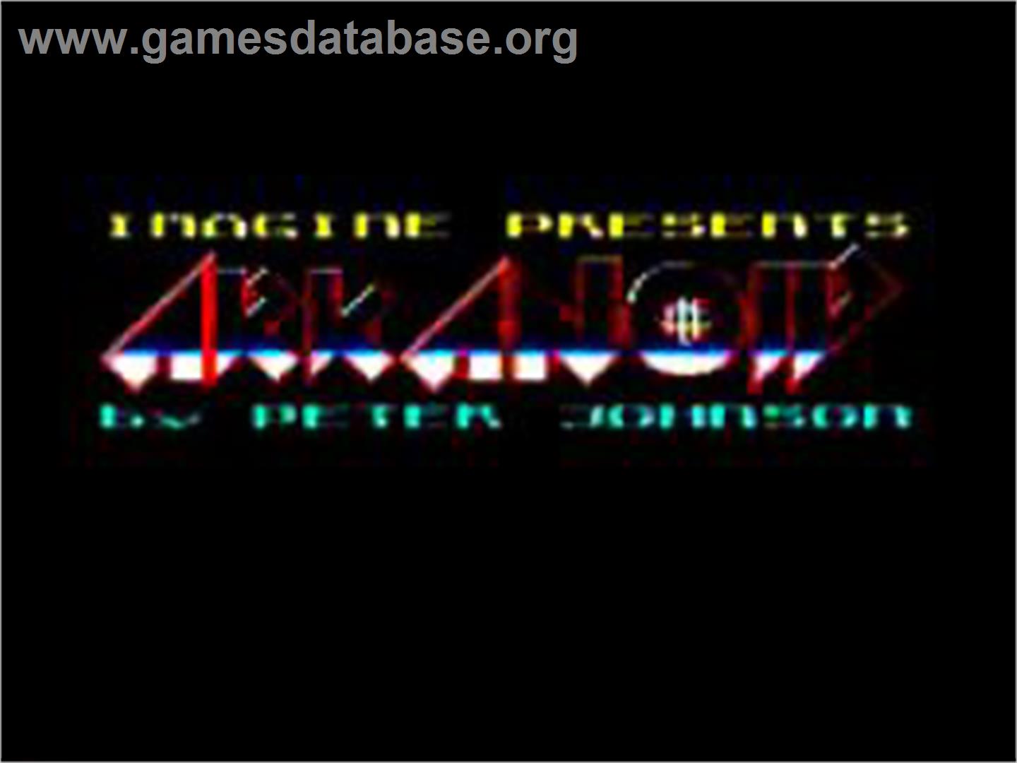 Arkanoid - Acorn BBC Micro - Artwork - Title Screen