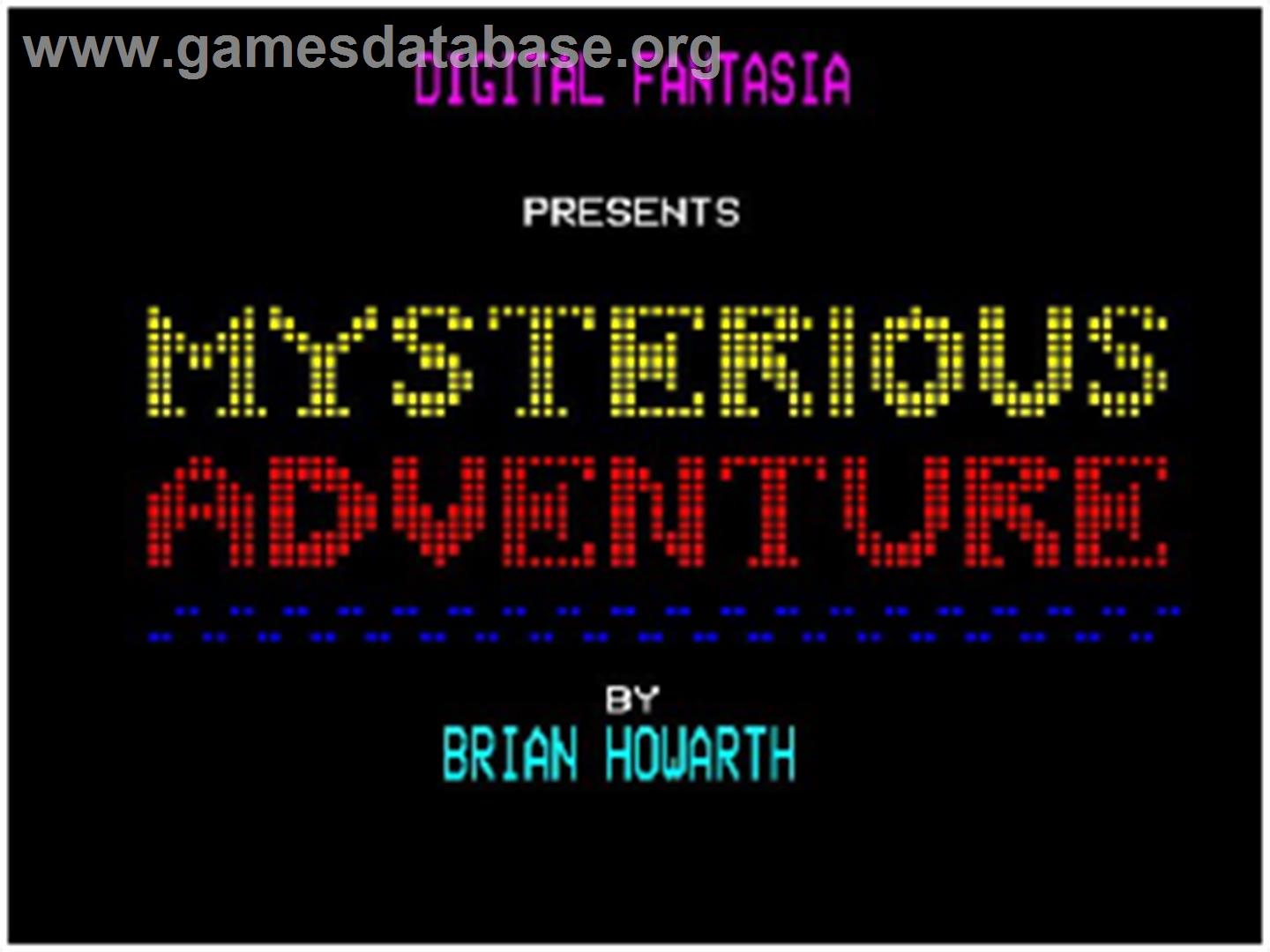 Arrow of Death - Part I - Acorn BBC Micro - Artwork - Title Screen