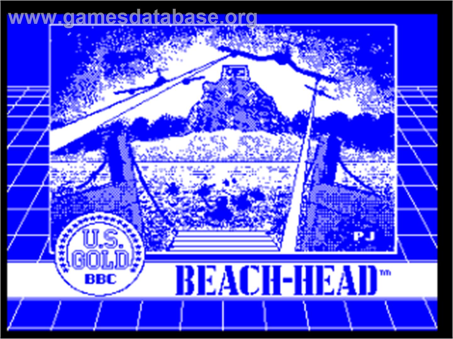 Beach-Head - Acorn BBC Micro - Artwork - Title Screen