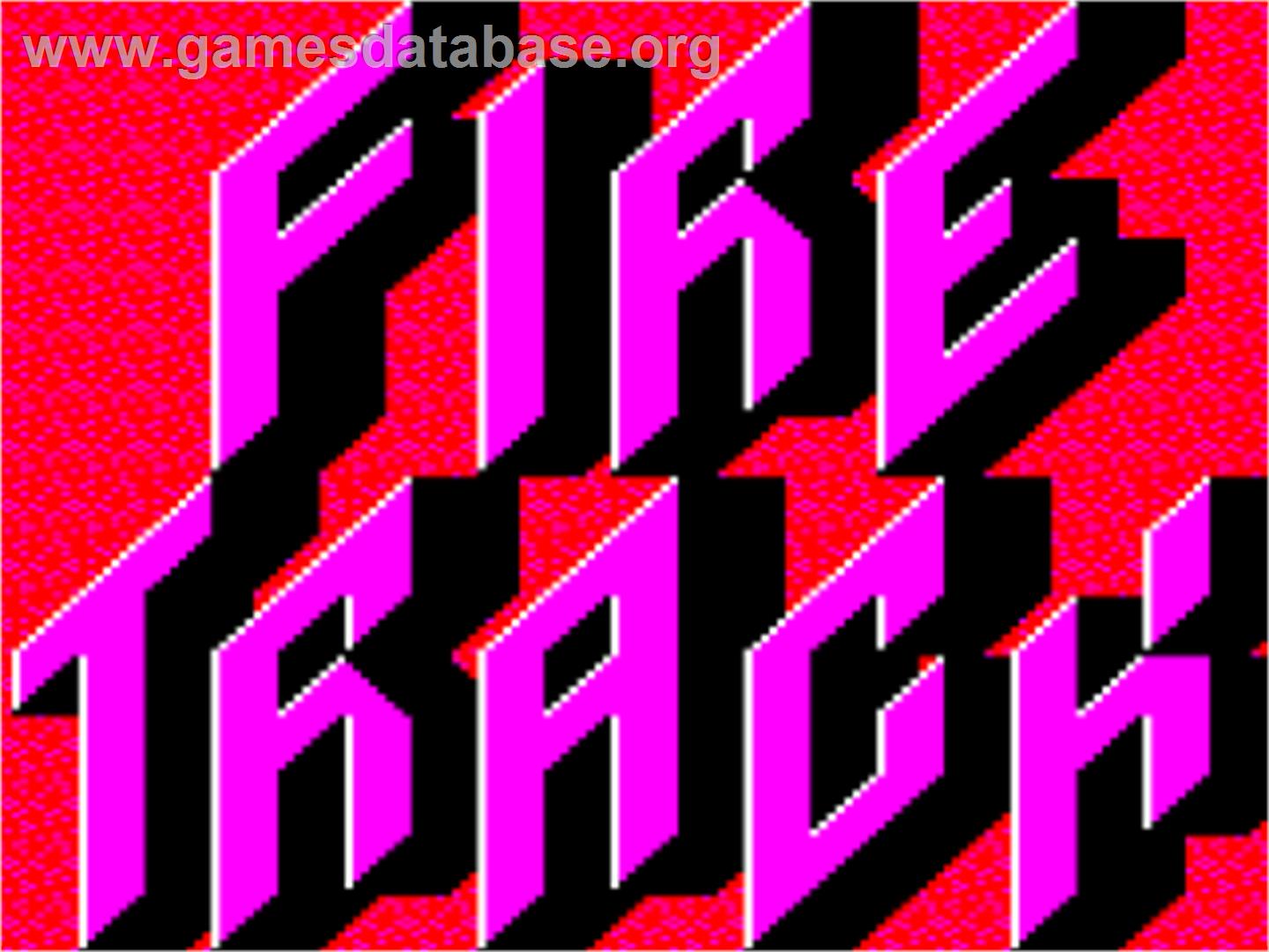 Firetrack - Acorn BBC Micro - Artwork - Title Screen